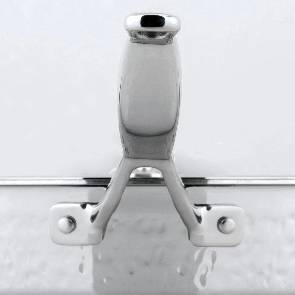 STERN 2.1 Qt. Hammered Stainless Steel Tri-Ply Saucepan with Lid by 1829 Carl Schmidt Sohn - Image 2