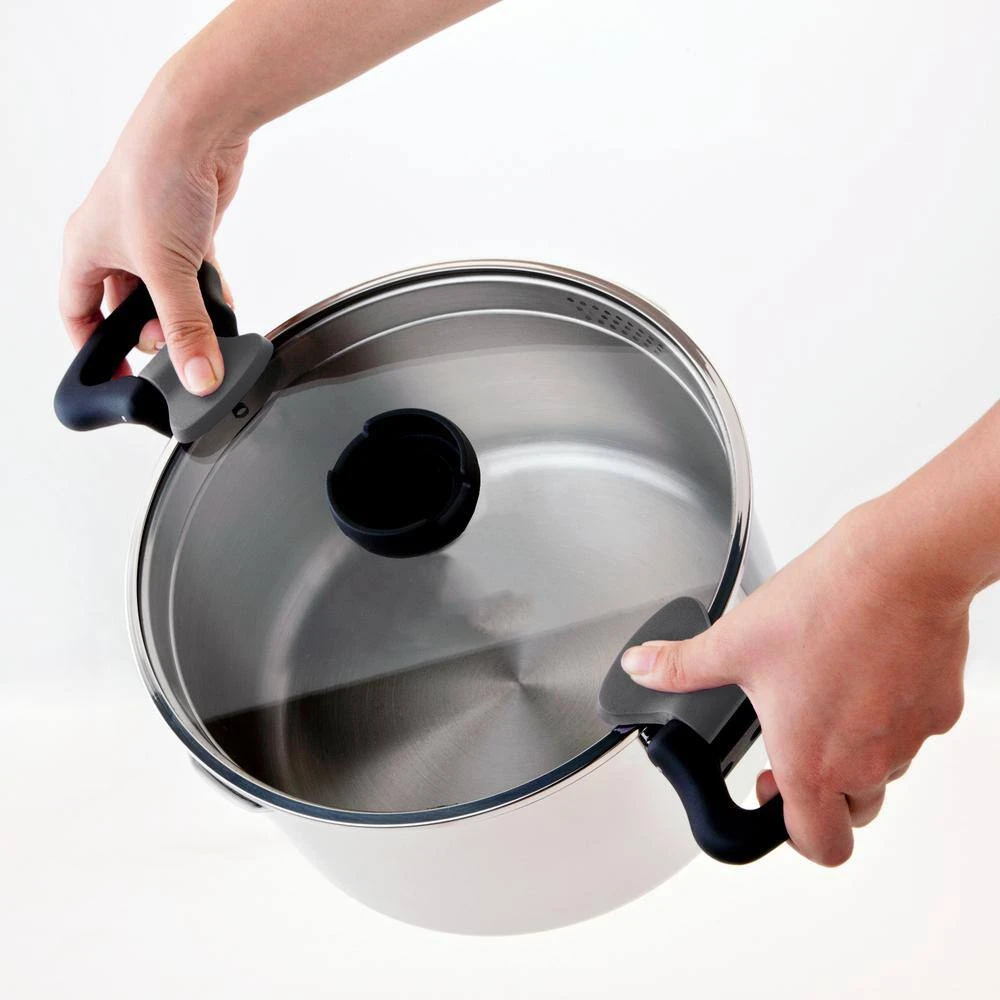 ARON 5.3 qt. Stainless Steel Stock Pot with Glass Lid by 1829 Carl Schmidt Sohn - Image 2