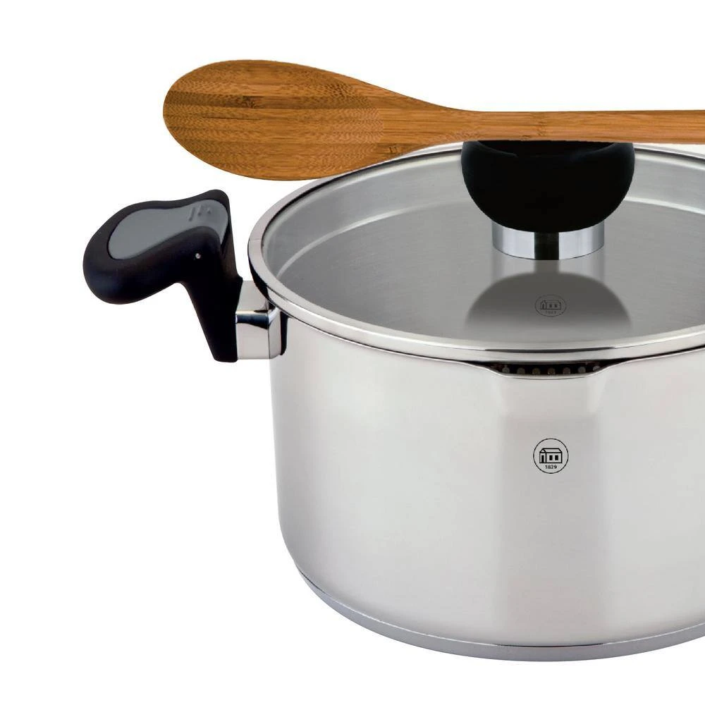 ARON 5.3 qt. Stainless Steel Stock Pot with Glass Lid by 1829 Carl Schmidt Sohn - Image 6