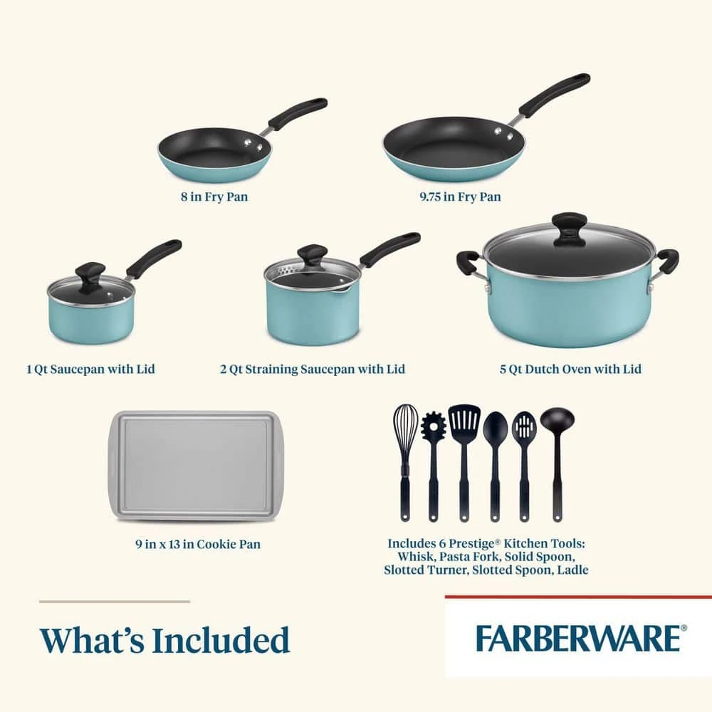 15-Piece Cookware Set by Farberware - Image 4