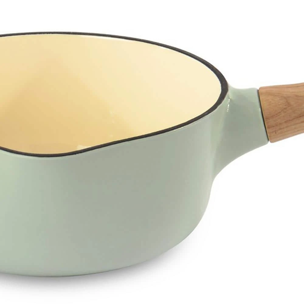 Ron 1.8 qt. Cast Iron Sauce Pan in Green by BergHOFF - Image 2
