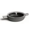 Leo 3.1 qt. Aluminum Nonstick Saute Pan in Grey with Glass Lid and Dual Handles by BergHOFF