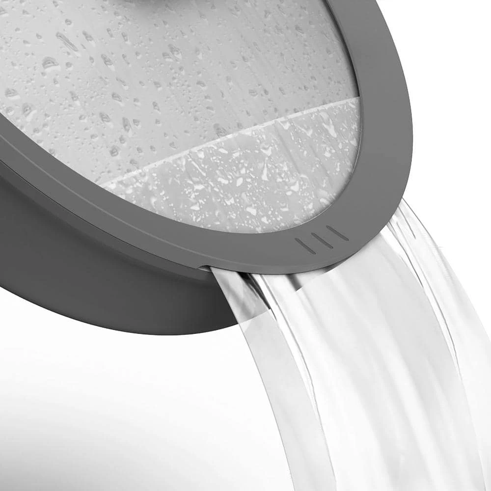 Leo 4.6 qt. Aluminum Nonstick Stock Pot in Grey with Glass Lid by BergHOFF - Image 2