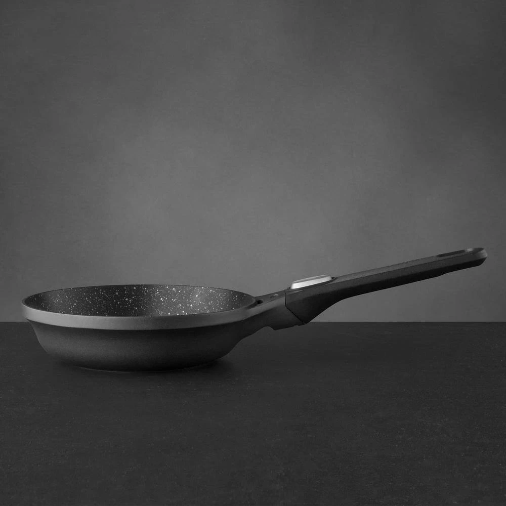 GEM 3-Piece Cast Aluminum Nonstick Frying Pan Set in Black by BergHOFF - Image 3