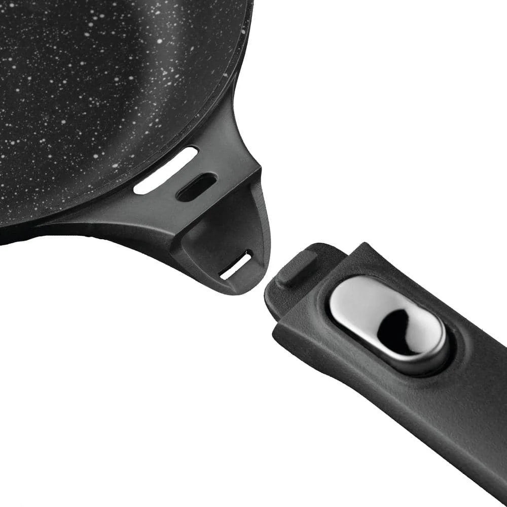 GEM 3-Piece Cast Aluminum Nonstick Frying Pan Set in Black by BergHOFF - Image 2