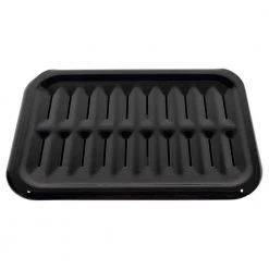 2-Piece Porcelain Heavy-Duty Broiler Pan and Grill Set by Certified Appliance Accessories