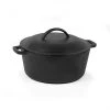 Pre-Seasoned 5 Qt. Cast Iron Dutch Oven by Commercial CHEF