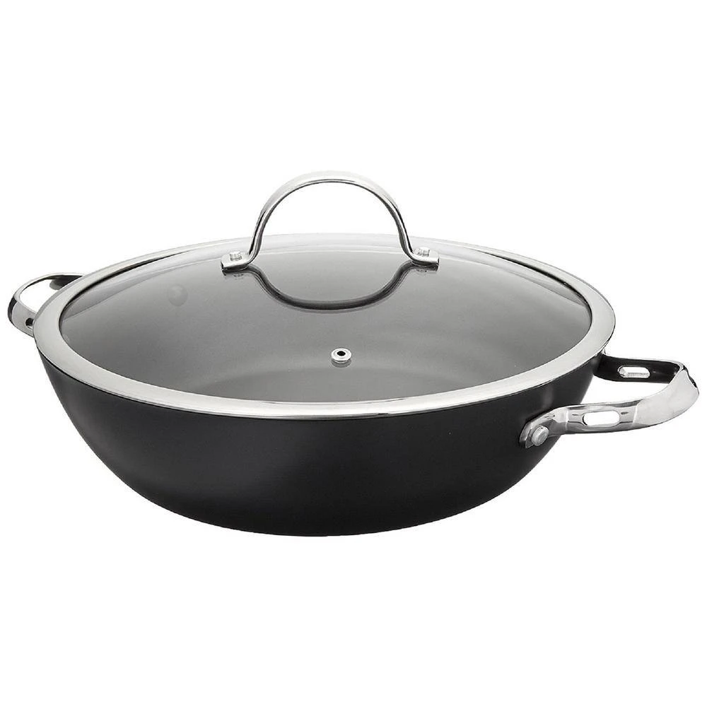 5 qt. Hard-Anodized Aluminum Nonstick Saute Pan in Black with Glass Lid by Cooks Standard - Image 6