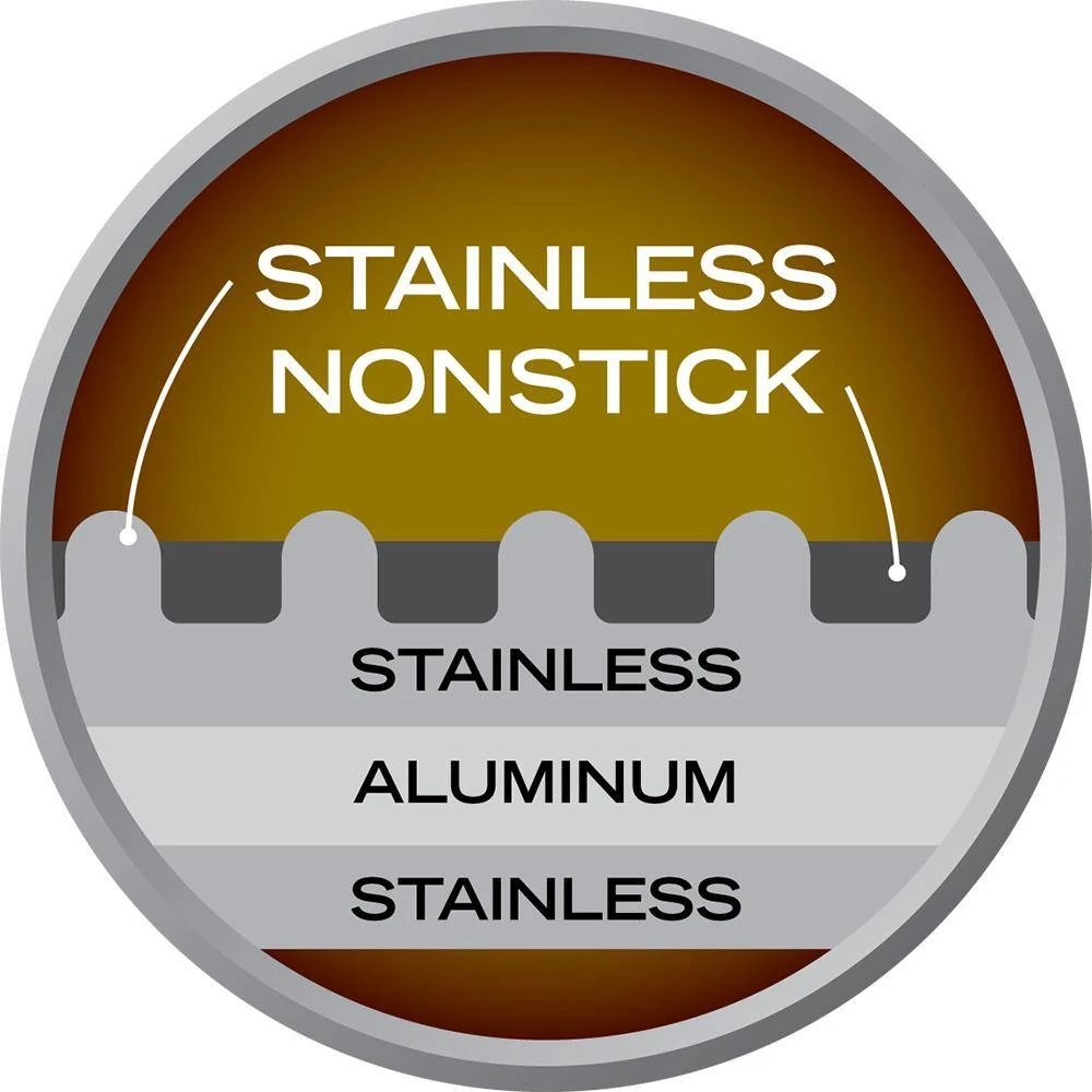 9.5 in. Hybrid Quick Release Chef's Pan in Stainless Steel by Black Cube - Image 8