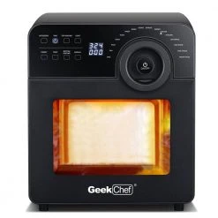 1-Piece Black Stainless Steel Oven by Unbranded