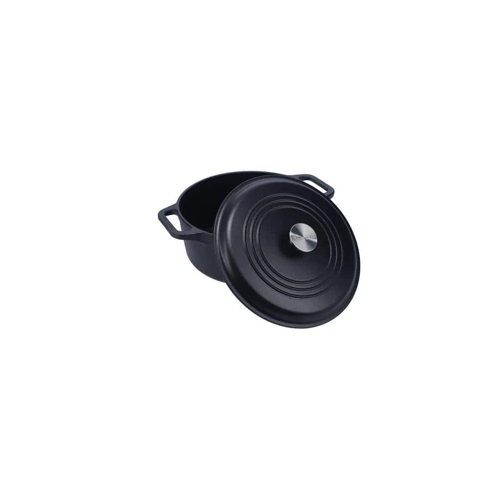 6Qt Dutch Oven made from Black Seasoned Cast Iron by Victoria - Image 4