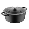 BBQ 6 qt. Round Cast Iron Covered Dutch Oven by MasterPRO