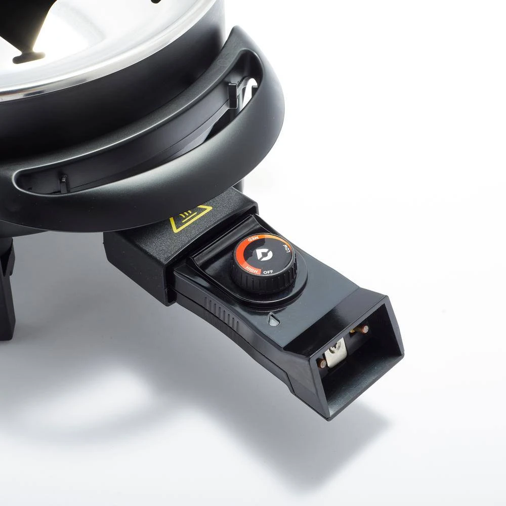 3 qt. Black Ceramic Non-Stick Multi-Use Fondue Pot Set with 8-Fondue Forks by GreenLife - Image 4