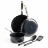Chatham 5-Piece Black Ceramic Nonstick Cookware Set by GreenPan