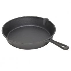 10.5 in. Pre-Seasoned Cast Iron Skillet by Home Basics