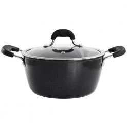 Arlington 4.5 qt. Aluminum Dutch Oven with Lid in Black by KENMORE
