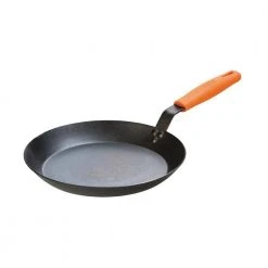 12 in. Carbon Steel Skillet in Black with Comfort Grip Handle by Lodge