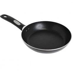 8 in. Aluminum Nonstick Frying Pan in Black with Glass Lid by Mirro