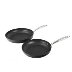 2-Piece Aluminum Induction Frying Pans Nonstick Set, 9.5" and 11" Set by OTHELLO
