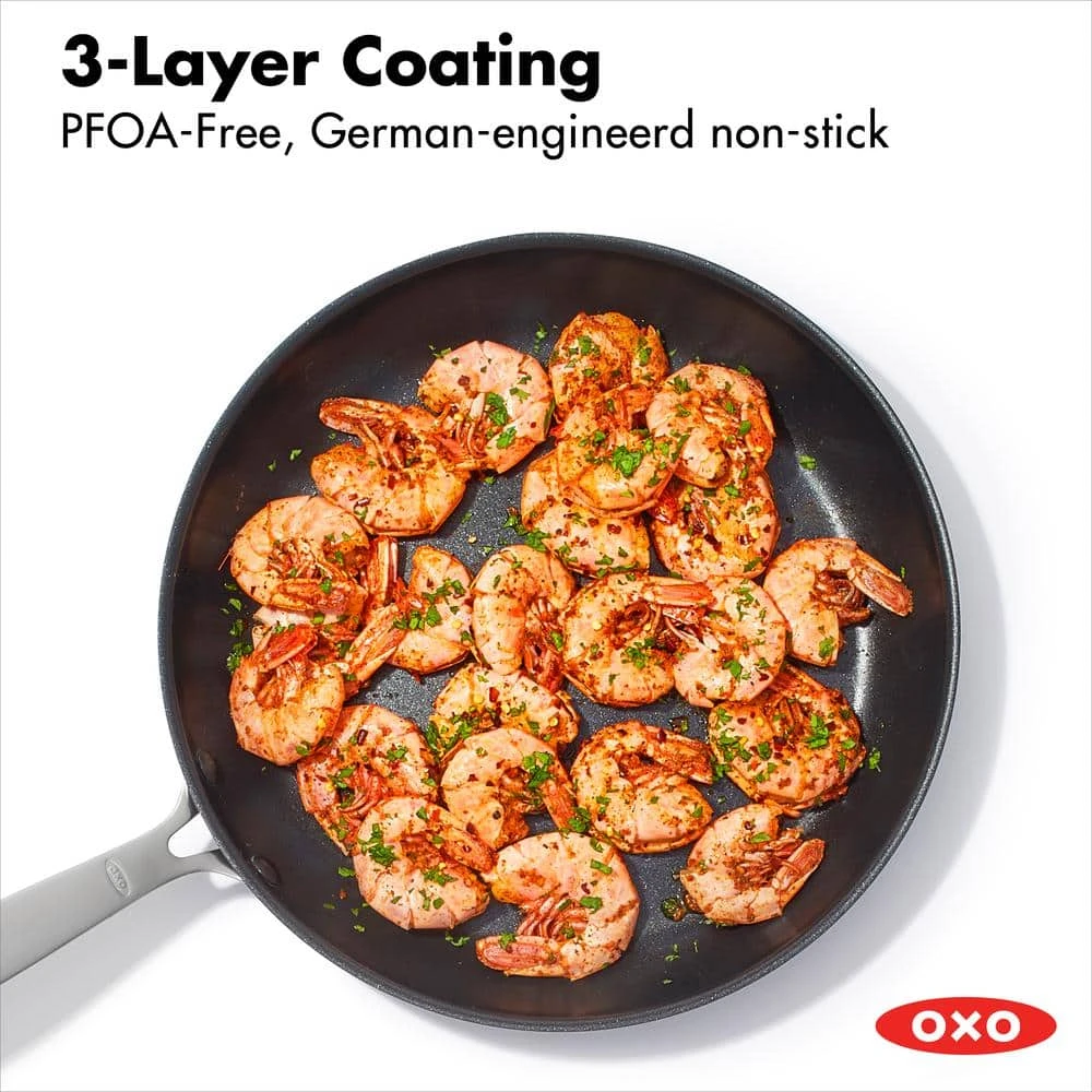 10-Piece Good Grips Pro Nonstick Hard Anodized Aluminum Cookware Set by OXO - Image 3
