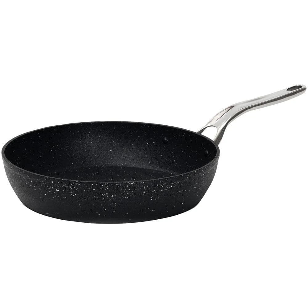 The Rock 13-Piece Aluminum Nonstick Cookware Set in Black Speckle by Starfrit - Image 2