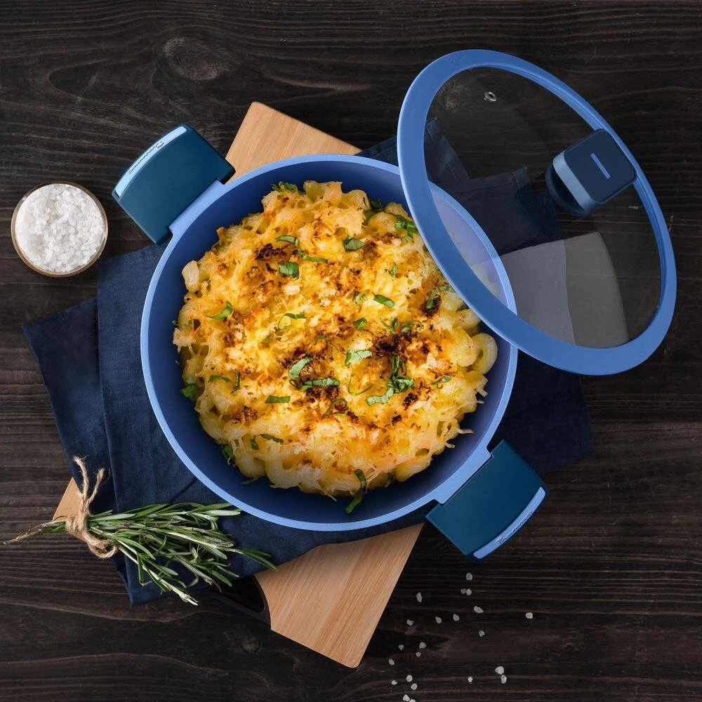 Gastro Diamond Cast Aluminum 4.8 qt. Dutch Oven with Tempered Glass Lid by MasterPRO - Image 8