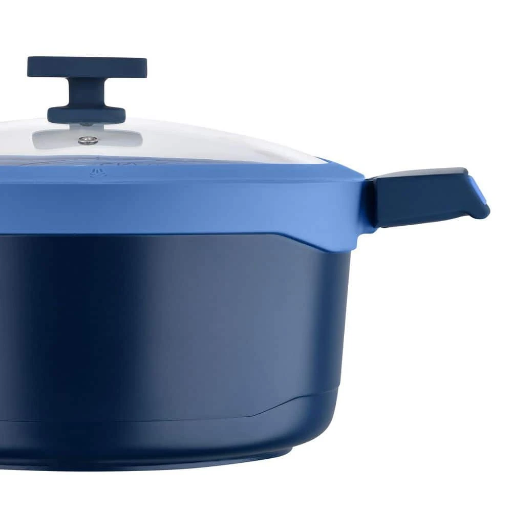 Gastro Diamond Cast Aluminum 7.5 qt. Dutch Oven with Tempered Glass Lid by MasterPRO - Image 3