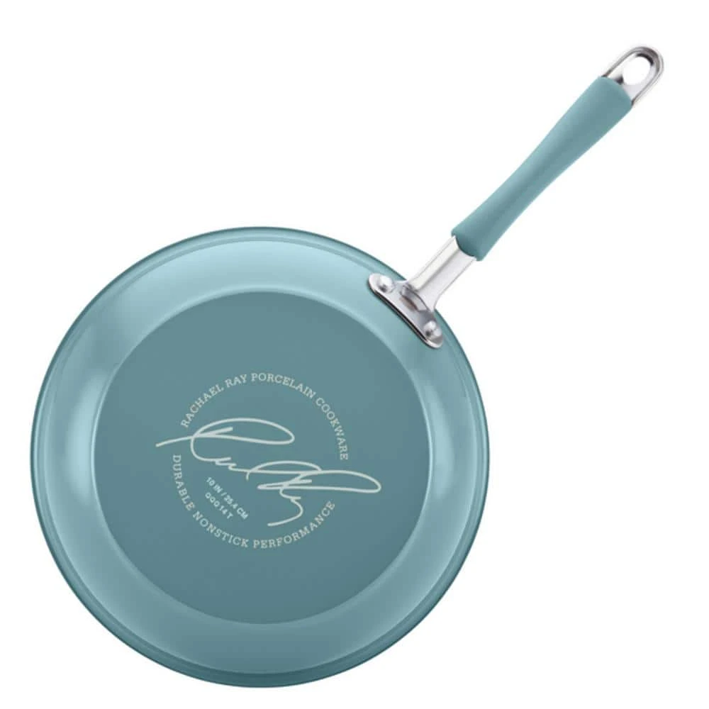 Cucina 18-Piece Aluminum Nonstick Cookware Set in Blue by Rachael Ray - Image 3