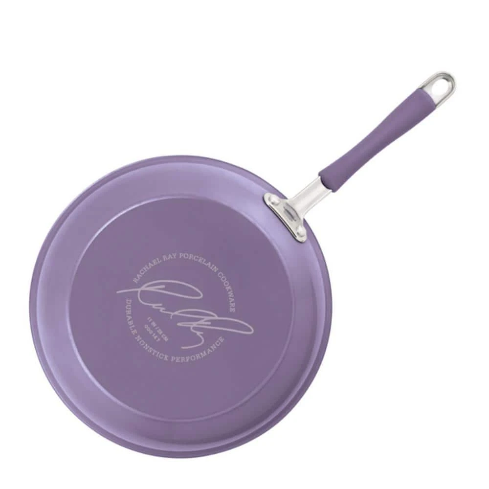 Cucina 18-Piece Aluminum Nonstick Cookware Set in Lavender by Rachael Ray - Image 3