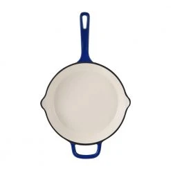 10 in. Cast Iron Frying Pan with Helper Handle by MasterPRO