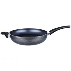 12 in. Black Aluminum Woks with Nonstick Surface by Brentwood