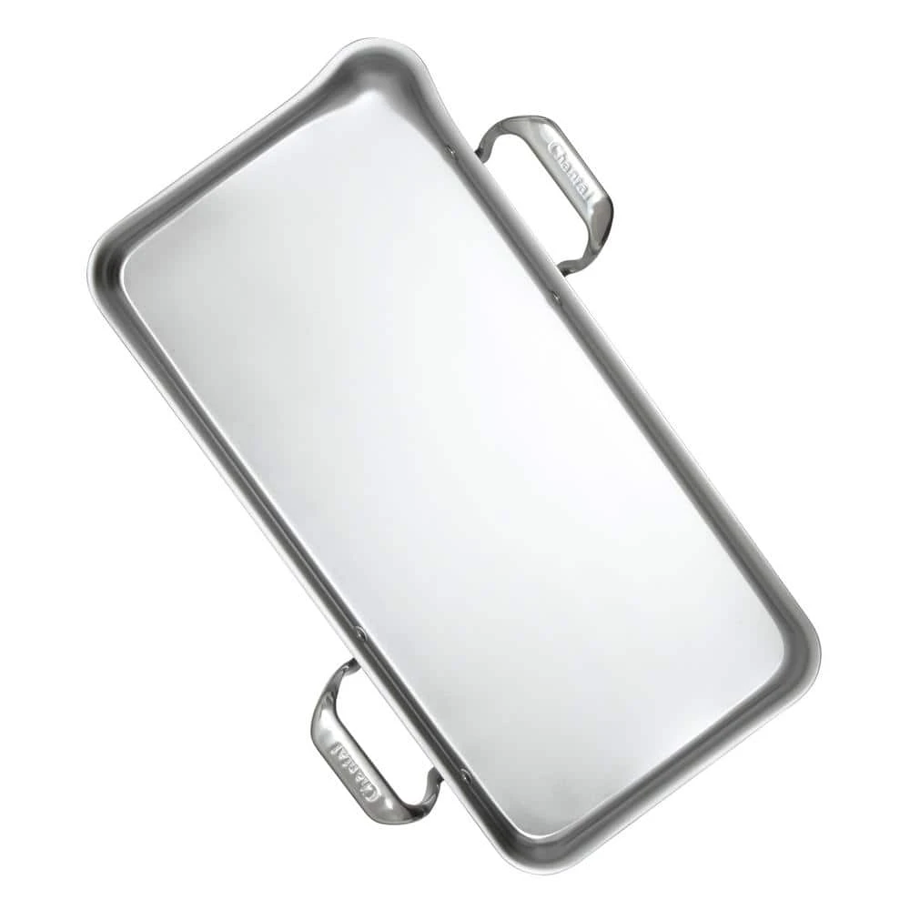 21 Supreme 19 in. Stainless Steel Tri-Ply Griddle by Chantal - Image 3