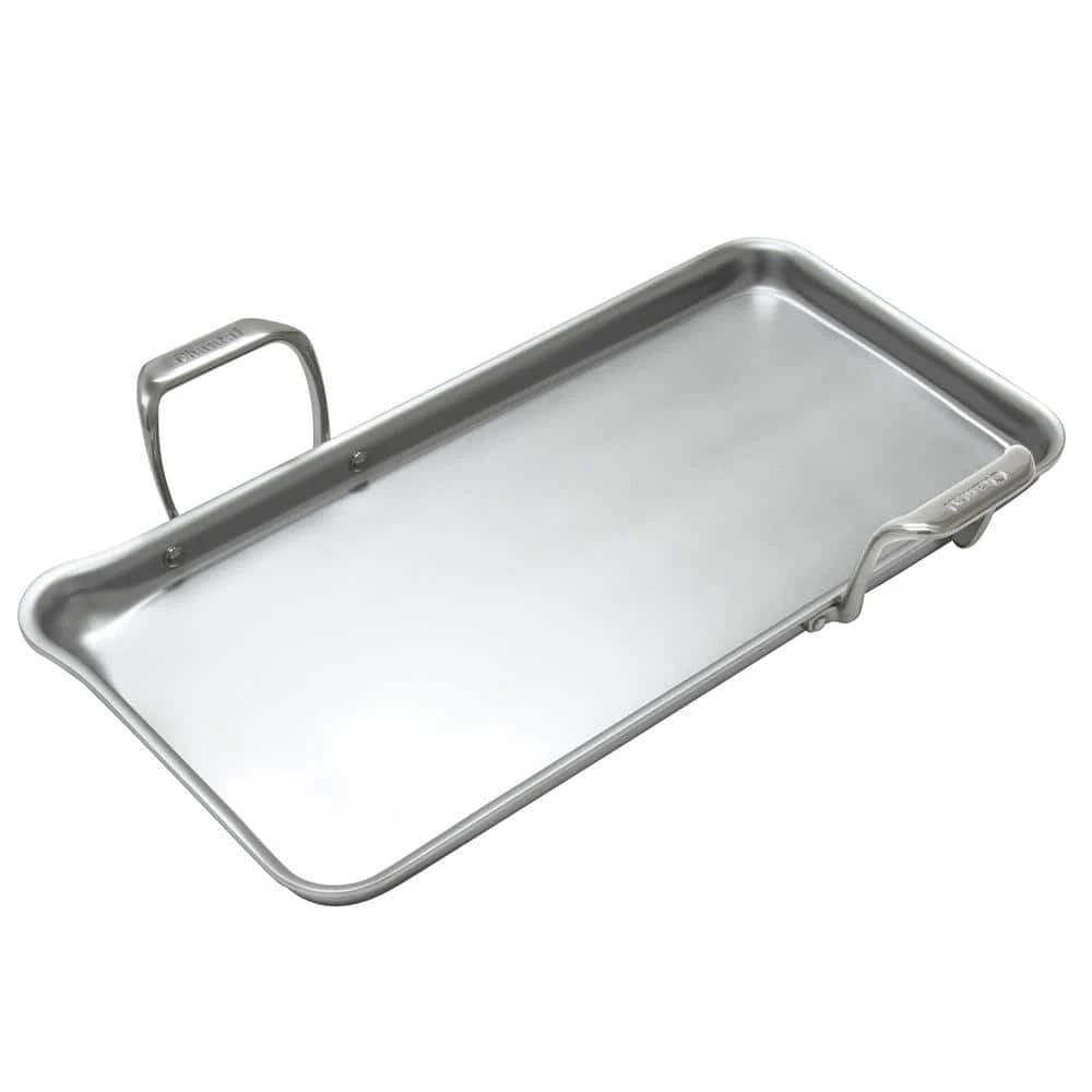 21 Supreme 19 in. Stainless Steel Tri-Ply Griddle by Chantal