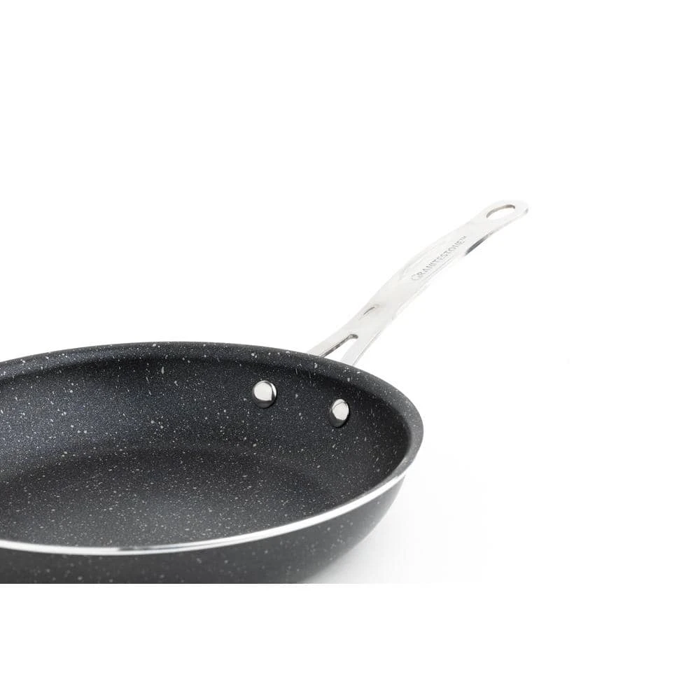 5-Piece Aluminum Ultra-Durable Non-Stick Diamond Infused Cookware Set with Glass Lids by GRANITESTONE - Image 3