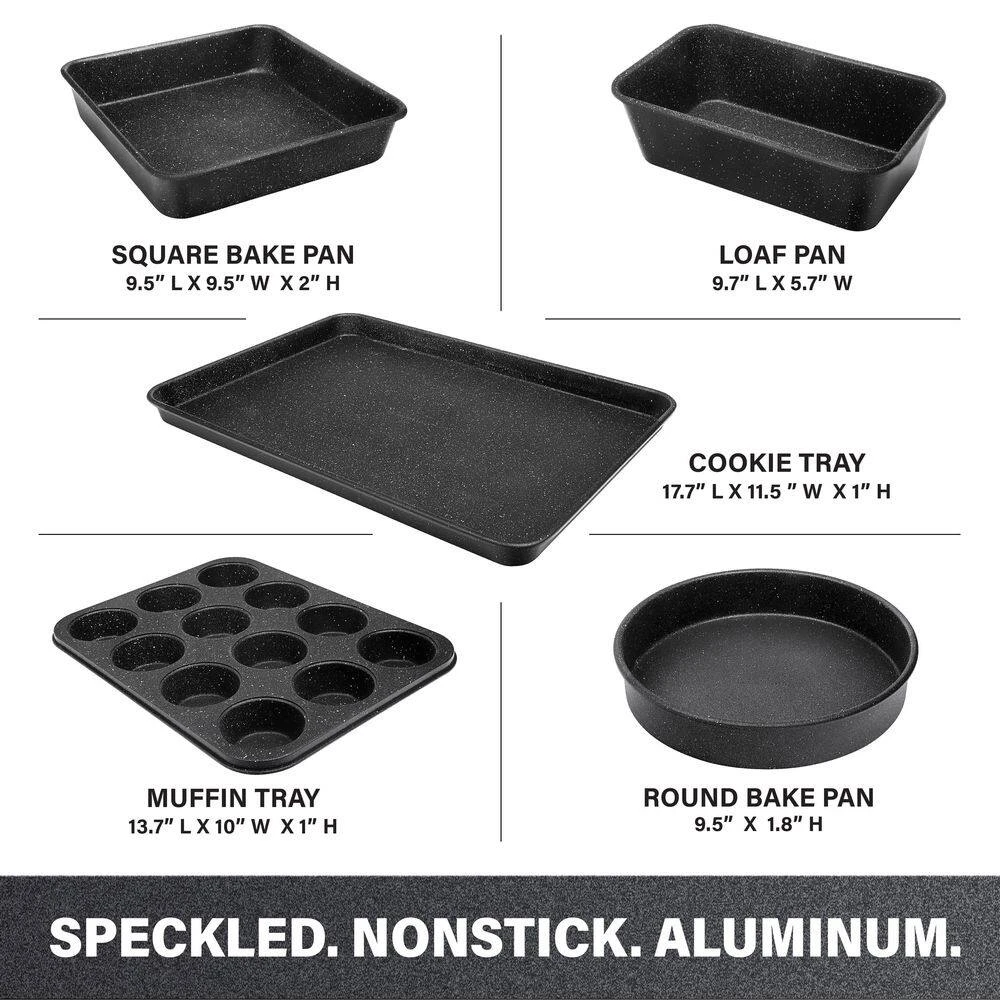 Professional 5-Piece Titanium and Diamond Infused Non-Stick Bakeware Set by GRANITESTONE - Image 4