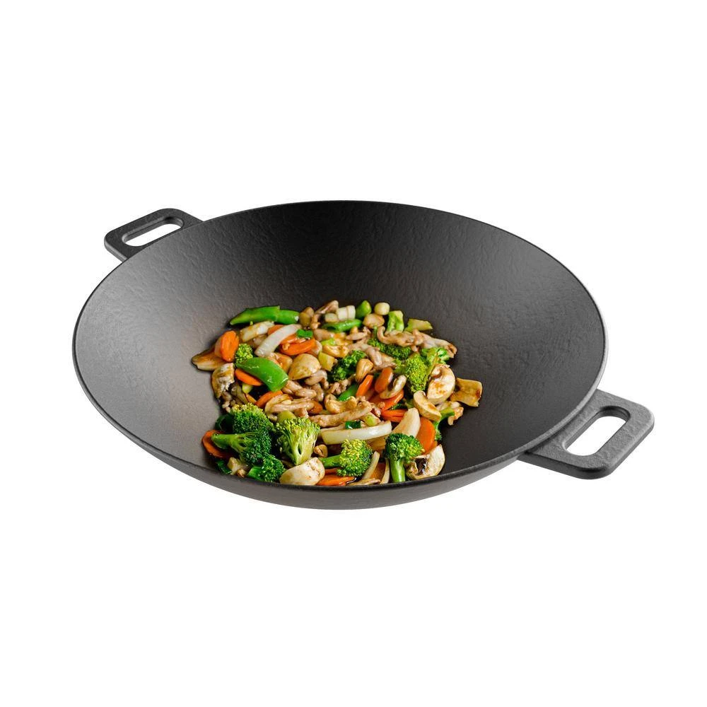 Cast Iron Wok with Handles by Classic Cuisine - Image 2