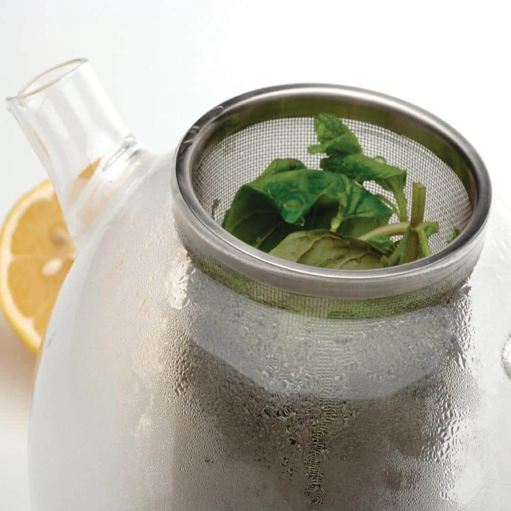 Essentials Dorado 44 oz. 4-Piece 5.5-Cups Glass Teapot by BergHOFF - Image 4