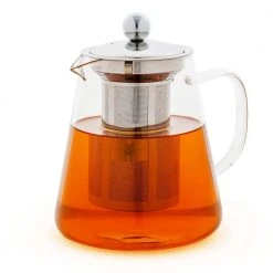 5-Cup Glass Tea Pot with Removable Stainless-Steel Infuser by OVENTE