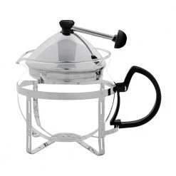 2-Cup Glass Tea Pot with Removable Stainless-Steel Infuser by OVENTE