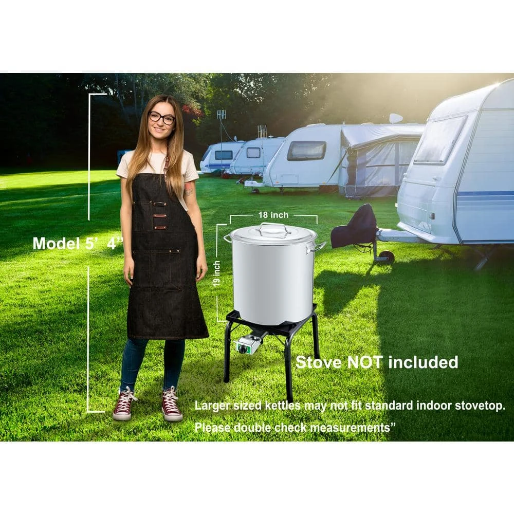 80 qt. Stainless Steel Stock Pot by Concord - Image 5