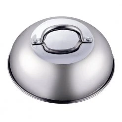 9.5 in./24 cm Stainless Steel Grill Cooking Steaming Dome Lid Cover by Cook N Home