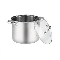 8 qt. Stainless Steel Stockpot with Lid by Cook N Home