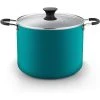 10. 5-qt. Aluminum Nonstick Stockpot, Turquoise by Cook N Home