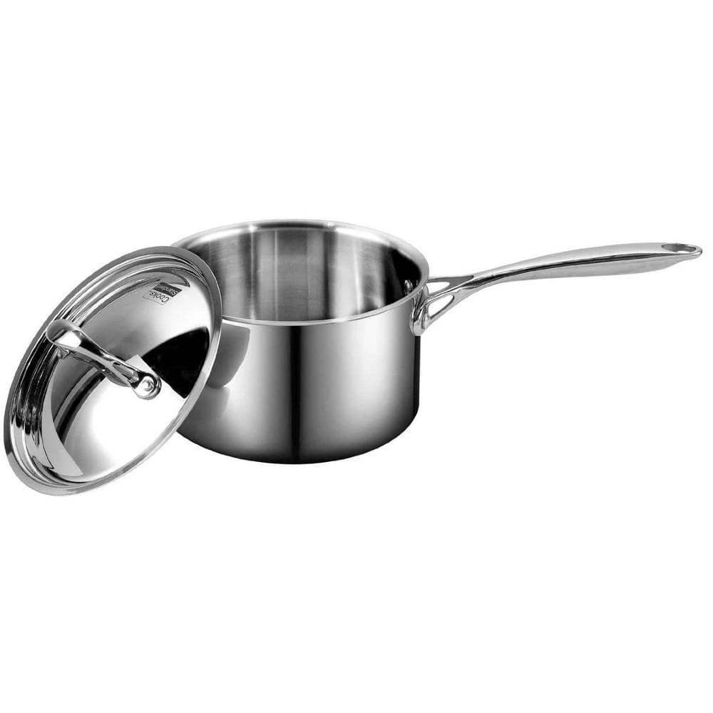 Multi-Ply Clad 1.5 qt. Stainless Steel Sauce Pan with Lid by Cooks Standard - Image 3