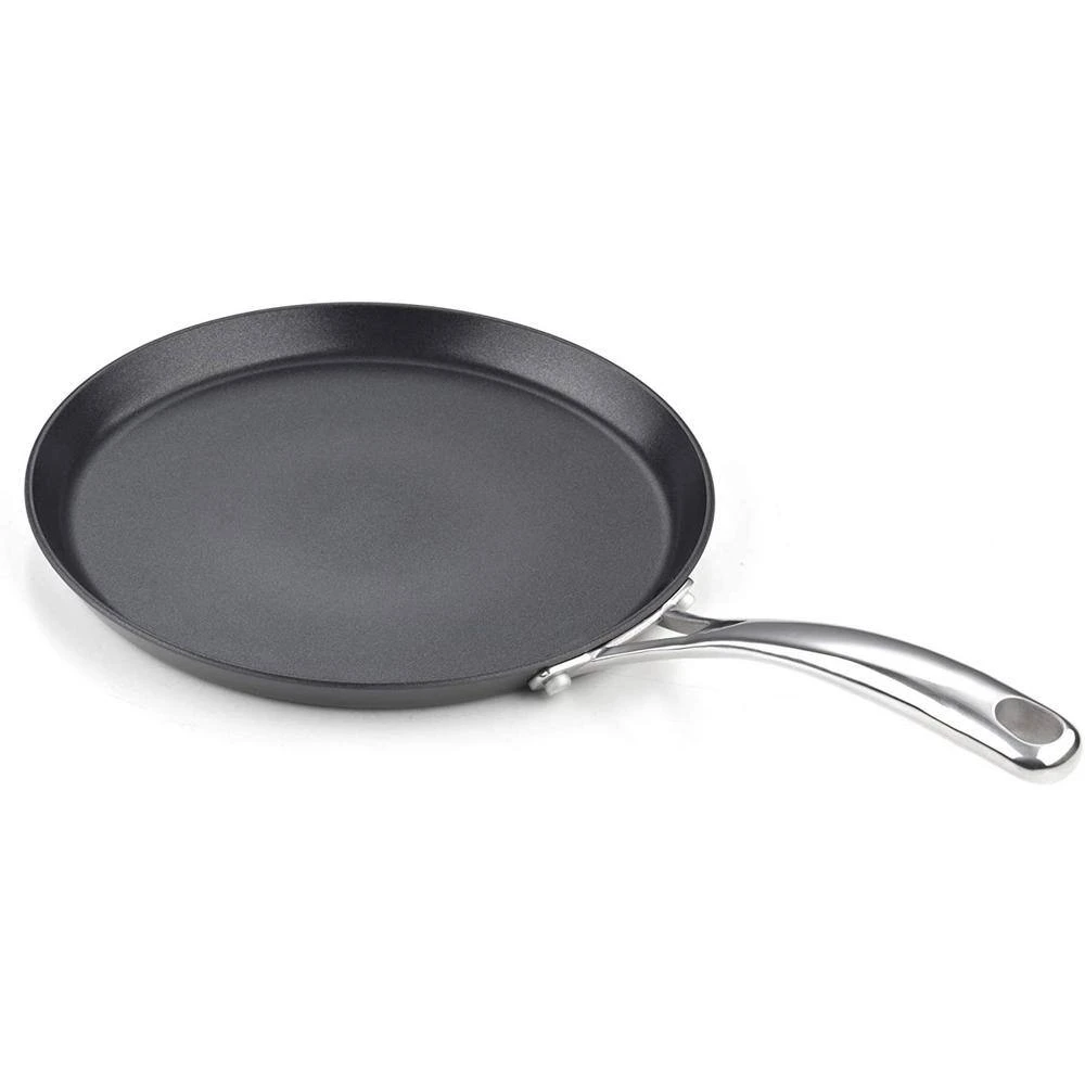 9.5 in. Black Hard Anodized Aluminum Nonstick Crepe Pan by Cooks Standard - Image 4