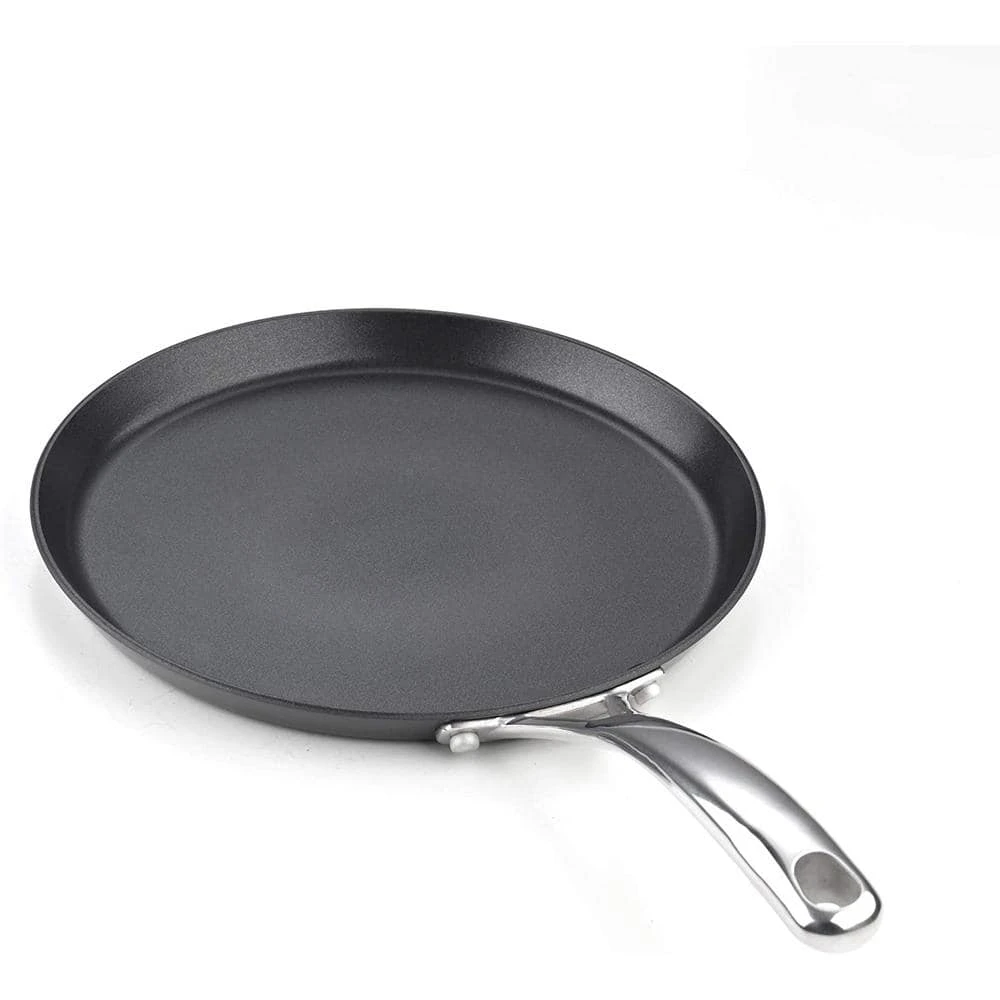 9.5 in. Black Hard Anodized Aluminum Nonstick Crepe Pan by Cooks Standard - Image 3