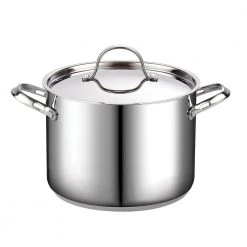 Classic 8 qt. Stainless Steel Stock Pot with Lid by Cooks Standard
