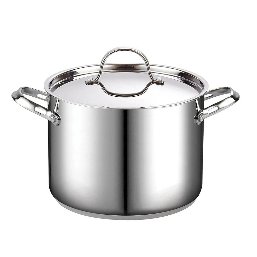 Classic 8 qt. Stainless Steel Stock Pot with Lid by Cooks Standard