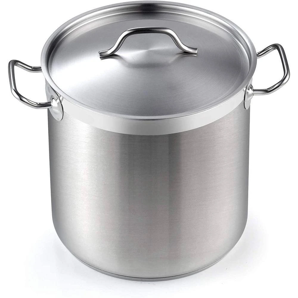 Professional Grade 11 qt. Stainless Steel Stock Pot with Lid by Cooks Standard - Image 4