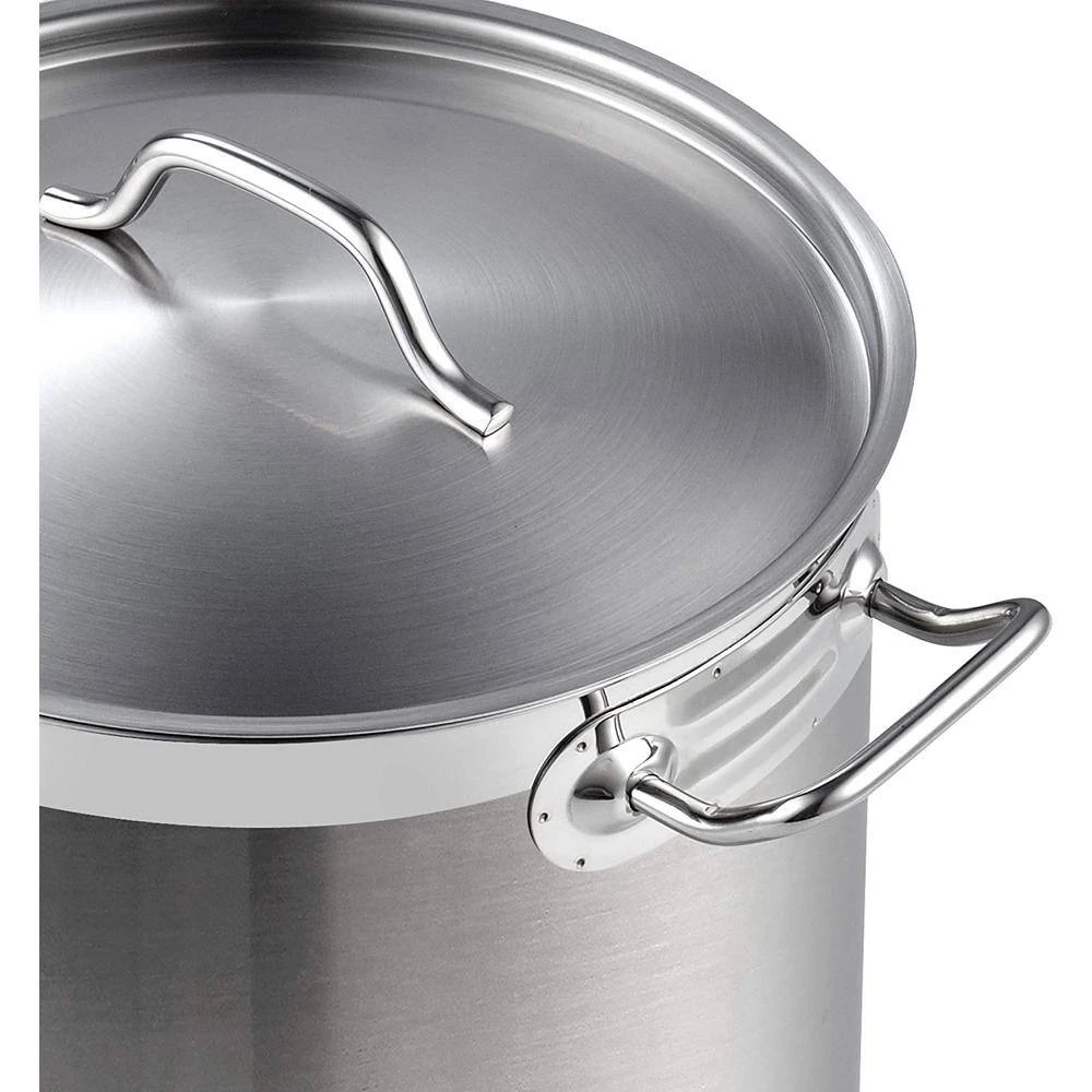 Professional Grade 11 qt. Stainless Steel Stock Pot with Lid by Cooks Standard - Image 5